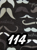 114. Moustaches on Black - Click to view larger