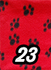 23. Black on Red Paws - Click to view larger