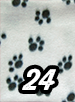 24. Black on White Paws - Click to view larger