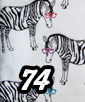 74. Hipster Zebras - Click to view larger