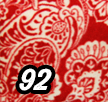 92. Red and White Paisley - Click to view larger